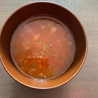 トマト煮込みのリメイク！和風トマトスープ